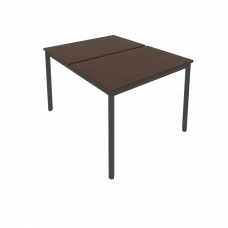 Slim Рабочая станция на металлокаркасе С.СП-3.2 Венге Цаво/Металл Антрацит 980*1235*750