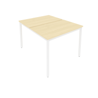 Slim Рабочая станция на металлокаркасе С.СП-3.2 Клен/Металл Белый 980*1235*750