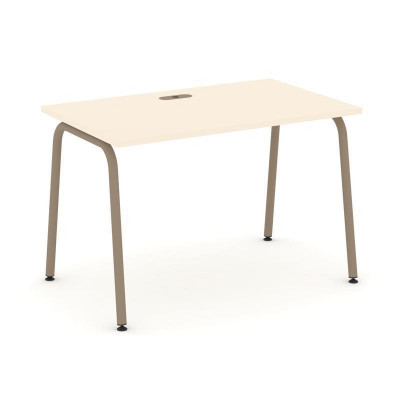 Estetica Стол рабочий ES.SP-2-LK Сатин/Металл Латте 1180*730*750