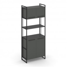 Rift Шкаф 5 ниш широкий RF.SS-53 Антрацит NEW/Металл Черный/Черный Ручки 798*396*2010