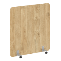 R-line Перегородка на металлических опорах, на роликах DP.R-140-150 Тиквуд Светлый/Металл Серый 1400