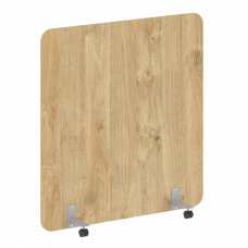 R-line Перегородка на металлических опорах, на роликах DP.R-140-150 Тиквуд Светлый/Металл Серый 1400