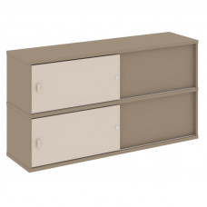 Estetica Надставка на 2 тумбы высокая ES.NV-5.2 Латте/Капучино 1500*410*795