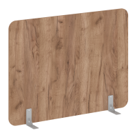 R-line Перегородки на металлических опорах на фетровых подпятниках DP.F-160-120 Дуб Табак/Металл Сер