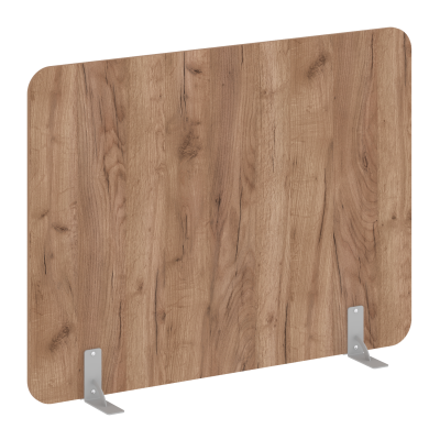 R-line Перегородки на металлических опорах на фетровых подпятниках DP.F-160-120 Дуб Табак/Металл Сер