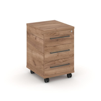 Rift Тумба мобильная усиленная RF.TM-002 Дуб Табак/Черный Ручки 416*460*615