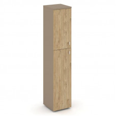 Estetica Шкаф высокий узкий левый ES.SU-1.8 (L) Латте/Тиквуд Светлый 400*420*1977