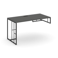 Rift Стол письменный для опорной тумбы правый RF.SPOT-014 (R) Антрацит NEW/Металл Черный 1580*700*75