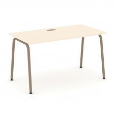 Estetica Стол рабочий ES.SP-3-LK Сатин/Металл Латте 1380*730*750