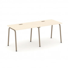 Estetica Рабочая станция 2 места ES.RS-2.1-LK Сатин/Металл Латте 1960*730*750