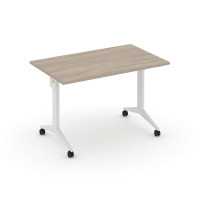 X-Pull Стол складной мобильный X.M-2.7 Дуб Аттик/Металл Белый 1180*720*753