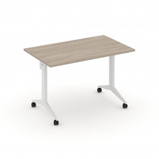 X-Pull Стол складной мобильный X.M-2.7 Дуб Аттик/Металл Белый 1180*720*753