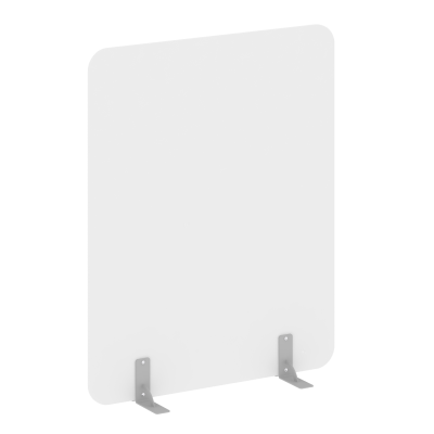 R-line Перегородки на металлических опорах на фетровых подпятниках DP.F-120-150 Белый Бриллиант/Мета