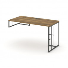 Rift Стол письменный для опорной тумбы левый RF.SPOT-013 (L) Сандал Янтарный/Металл Антрацит 1380*70