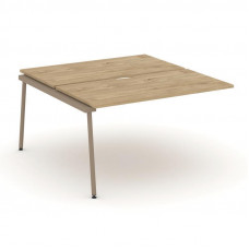 Estetica Двойной наборный элемент рабочей станциии ES.2.NRS-3-VK Тиквуд Светлый/Металл Латте 1380*15