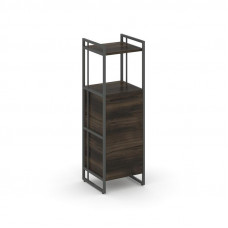 Rift Шкаф 3 ниши узкий RF.SU-32 (R) Дуб Мали/Металл Антрацит/Черный Ручки 420*396*1286