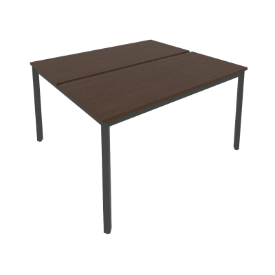 Slim Рабочая станция на металлокаркасе С.СП-5.2 Венге Цаво/Металл Антрацит 1380*1235*750