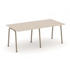 Estetica Стол переговорный ES.PRG-2.1-K Капучино/Металл Латте 1960*980*750