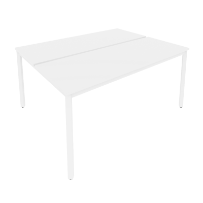Slim Рабочая станция на металлокаркасе С.СП-6.2 Белый/Металл Белый 1580*1235*750