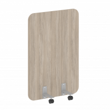 R-line Перегородка на металлических опорах, на роликах DP.R-80-120 Дуб Аттик/Металл Серый 800*18*120