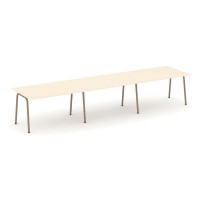Estetica Стол переговорный ES.PRG-3.3-K Сатин/Металл Латте 4140*980*750