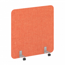 R-line soft Перегородка на металлических опорах, на роликах AP.R-120-120 Romeo 08/Металл Серый 1200*