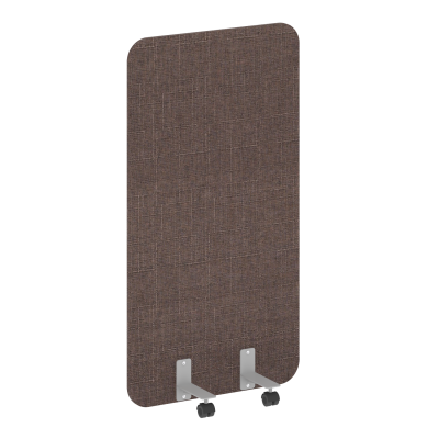 R-line soft Перегородка на металлических опорах, на роликах AP.R-80-150 Romeo 04/Металл Серый 800*28