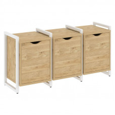 Loft Тумба на регулируемых опорах VR.L-TN-5.O Тиквуд Светлый/Металл Белый 1440*460*719