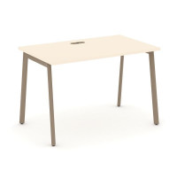 Estetica Стол рабочий ES.SP-2-LP Сатин/Металл Латте 1180*730*750