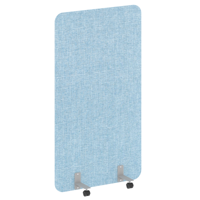 R-line soft Перегородка на металлических опорах, на роликах AP.R-100-180 Romeo 09/Металл Серый 1000*