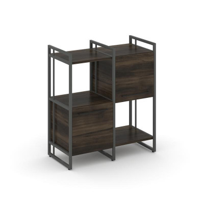 Rift Шкаф комбинированый RF.NS-005 Дуб Мали/Металл Антрацит/Черный Ручки 820*396*924