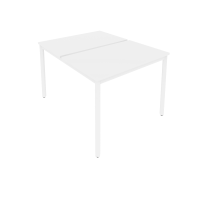 Slim Рабочая станция на металлокаркасе С.СП-3.2 Белый/Металл Белый 980*1235*750