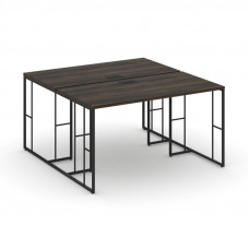 Rift Рабочая станция RF.DRS-001 Дуб Мали/Металл Черный 980*1232*750