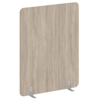 R-line Перегородки на металлических опорах на фетровых подпятниках DP.F-140-180 Дуб Аттик/Металл Сер