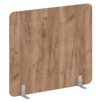 R-line Перегородки на металлических опорах на фетровых подпятниках DP.F-160-140 Дуб Табак/Металл Сер