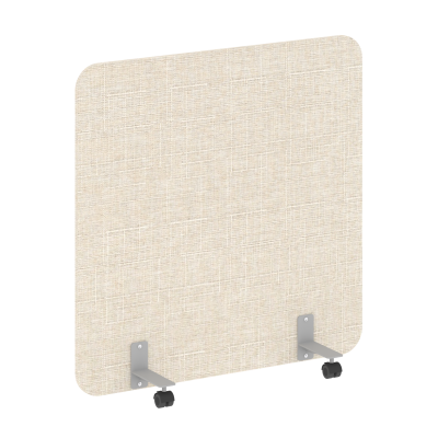 R-line soft Перегородка на металлических опорах, на роликах AP.R-120-120 Romeo 02/Металл Серый 1200*