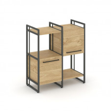 Rift Шкаф комбинированый RF.NS-005 Тиквуд Светлый/Металл Антрацит/Черный Ручки 820*396*924