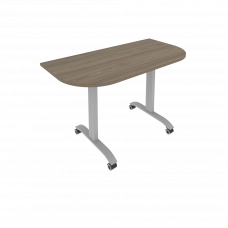 Mobile System Стол складной мобильный СМ-4.1 Вяз Благородный/Металл Серый 1300*650*757