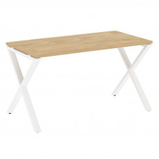 Loft Стол рабочий VR.L-SRX-3.7 Тиквуд Светлый/Металл Белый 1380*720*750