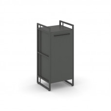 Rift Шкаф 2 ниши узкий RF.SU-21 (L) Антрацит NEW/Металл Антрацит NEW/Черный Ручки 420*396*924