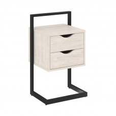 Loft Тумба приставная VR.L-PY2 Денвер Светлый/Металл Черный 450*409*792