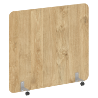 R-line Перегородка на металлических опорах, на роликах DP.R-160-140 Тиквуд Светлый/Металл Серый 1600