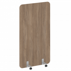 R-line Перегородка на металлических опорах, на роликах DP.R-100-180 Дуб Аризона/Металл Серый 1000*18