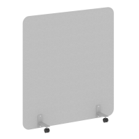 R-line Перегородка на металлических опорах, на роликах DP.R-140-150 Серый/Металл Серый 1400*18*1500