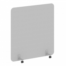 R-line Перегородка на металлических опорах, на роликах DP.R-140-150 Серый/Металл Серый 1400*18*1500