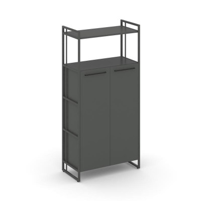 Rift Шкаф 4 ниши широкий RF.SS-43 Антрацит NEW/Металл Антрацит NEW/Черный Ручки 798*396*1648