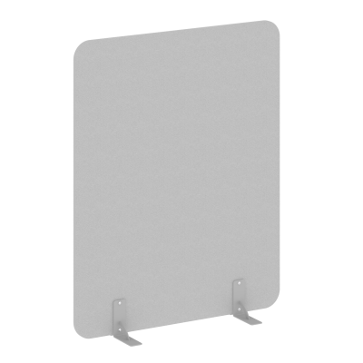 R-line Перегородки на металлических опорах на фетровых подпятниках DP.F-120-150 Серый/Металл Серый 1