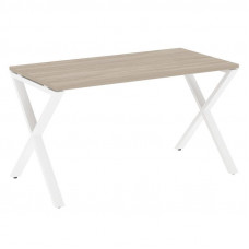 Loft Стол рабочий VR.L-SRX-3.7 Дуб Аттик/Металл Белый 1380*720*750