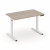 Стол офисный электроподъемный Мув Ап MV.SE-2.7 1180*720*720-1190 Дуб Аттик/Металл Белый