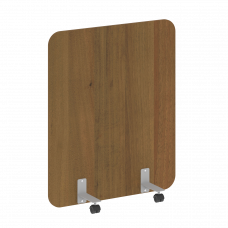 R-line Перегородка на металлических опорах, на роликах DP.R-100-120 Орех Гварнери/Металл Серый 1000*